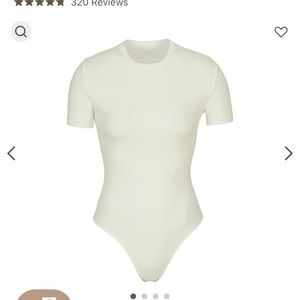 SKIMS Cotton Jersey T Shirt Bodysuit